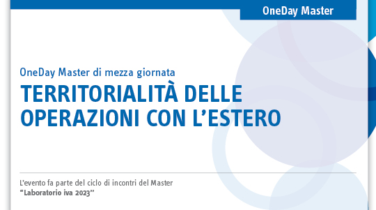 Immagine Territorialità delle operazioni con l'estero | Euroconference